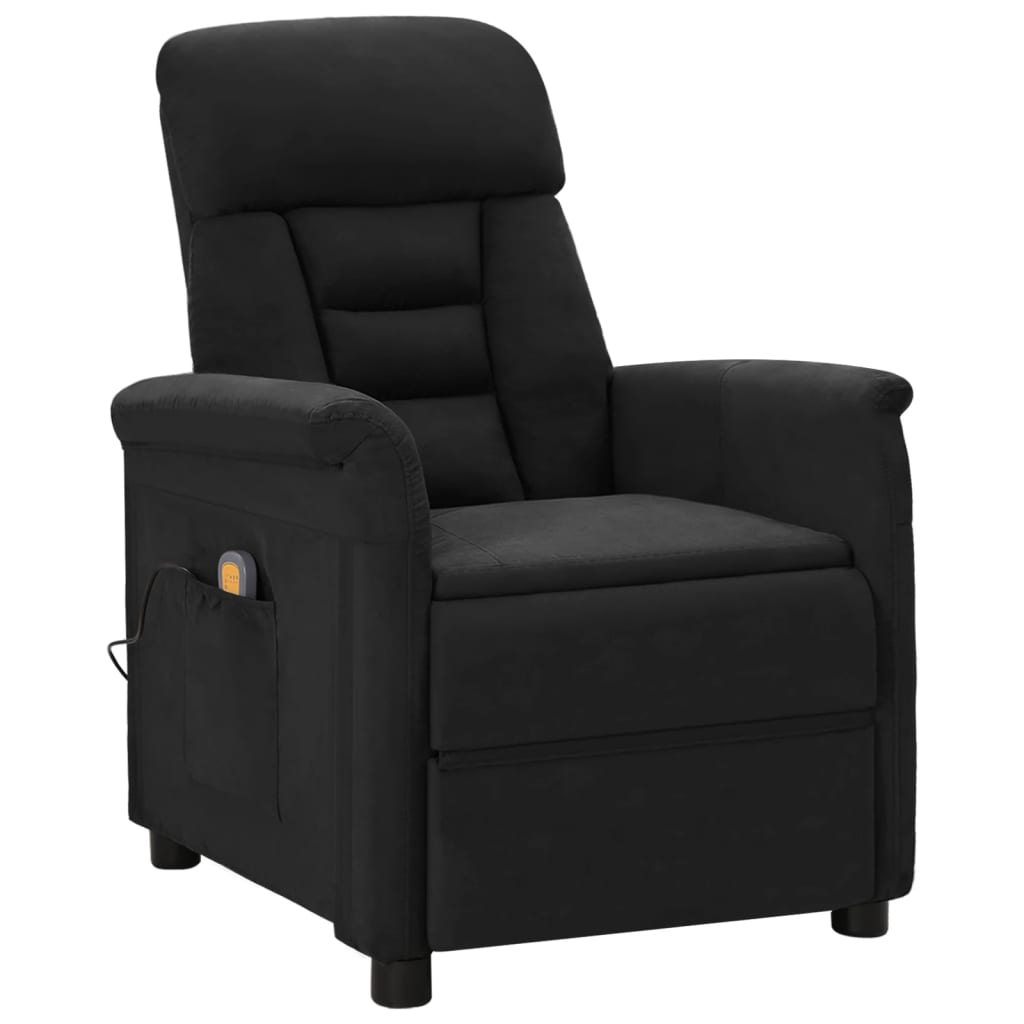 vidaXL Massage Chair Massage Recliner Chair for Elderly Faux Suede Leather
